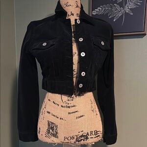 Black Cropped Jacket